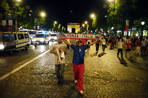 Forza Italia sur les Champs