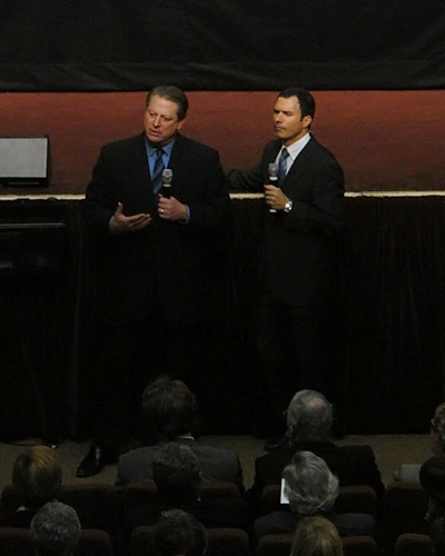 Al Gore et son interprète
