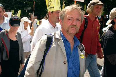 José Bové @ manif anti-OGM