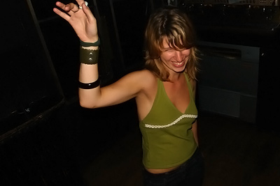 happy barmaid