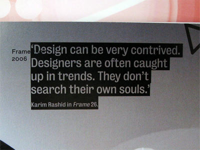 Karim Rashid – FRAME 50