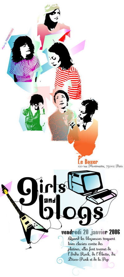 Girls & Blogs au Boxer le 20 janvier 2006