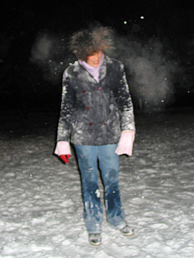 Lady Lust sous la neige