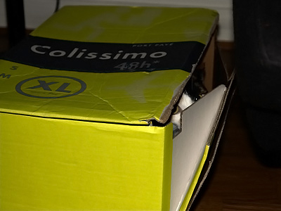 Mandarina s'installe dans son Colissimo XL