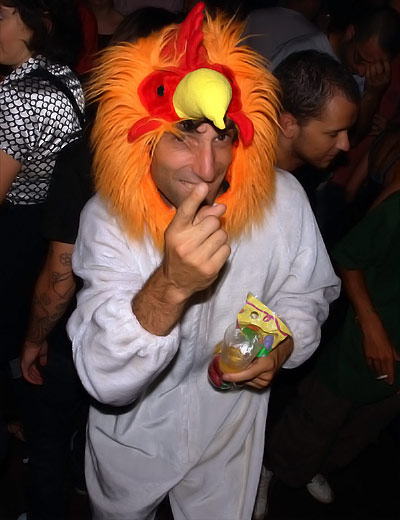 happy chicken