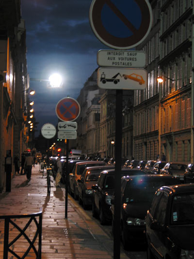 tournage rue de Monceau