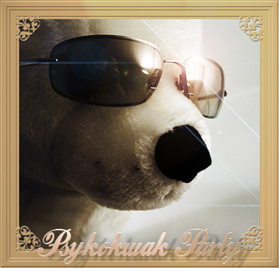 Mister Kittin pose pour la Psykokwak Party