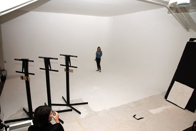white background @ Door Studios