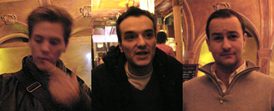 Julien Labigne, Sébastien Mossière et Jean-Luc Bertrand