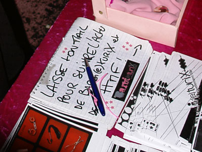 laisse ton mail